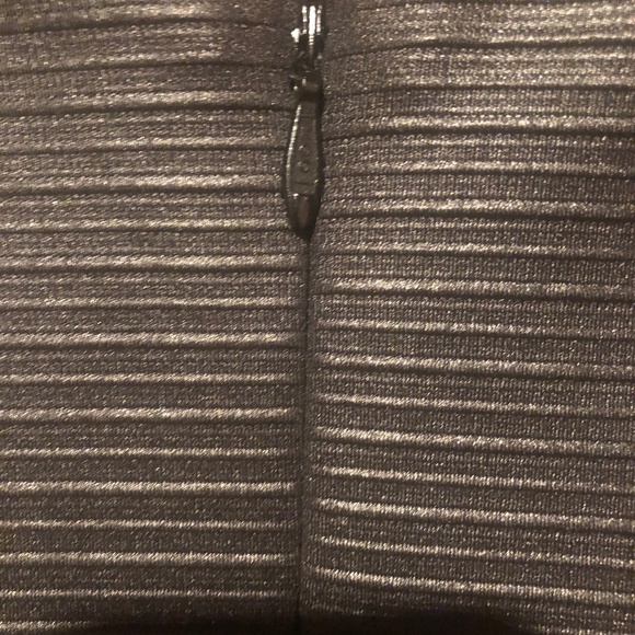 Black Guess sweetheart neck dress fitted size 14 - Picture 3 of 4